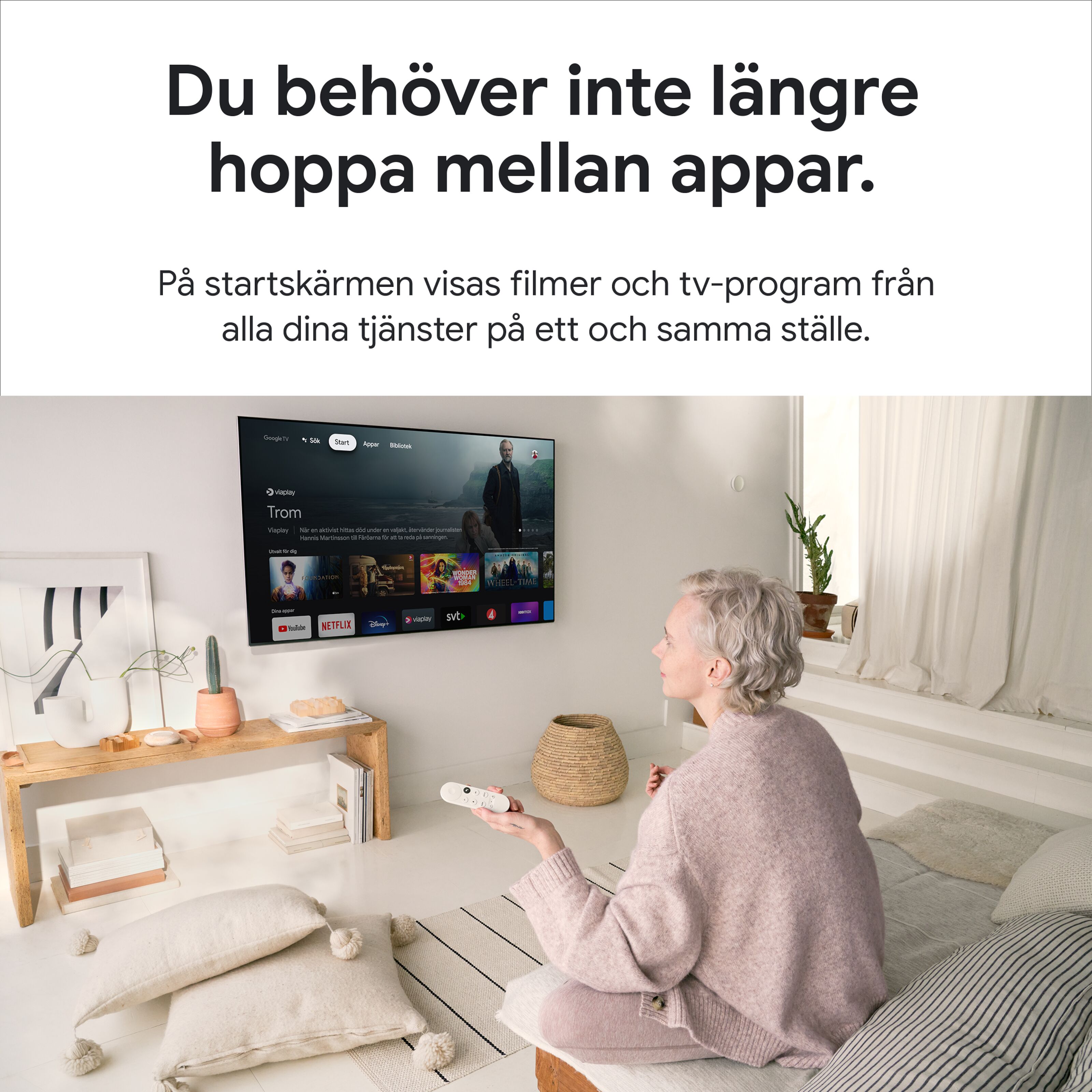 Google Chromecast med Google TV HD Android TV