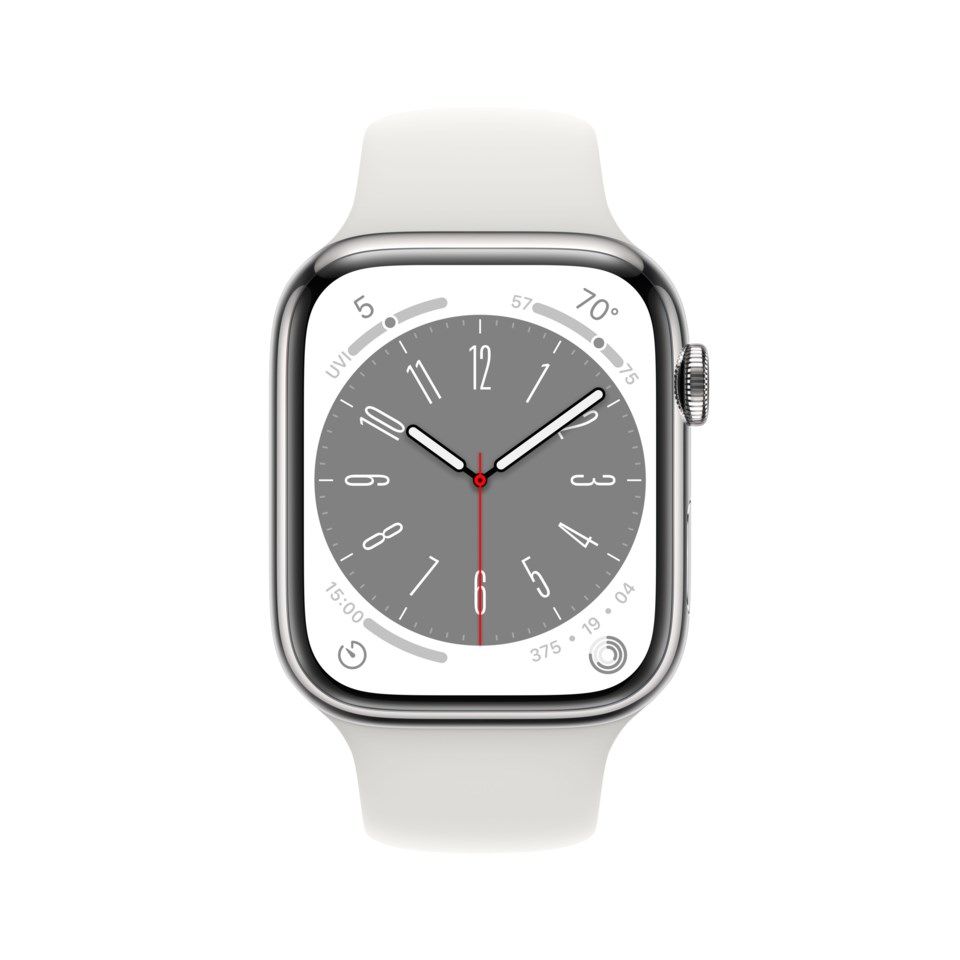Apple Watch Series 8 45 mm GPS + Cellular Rostfritt Stål