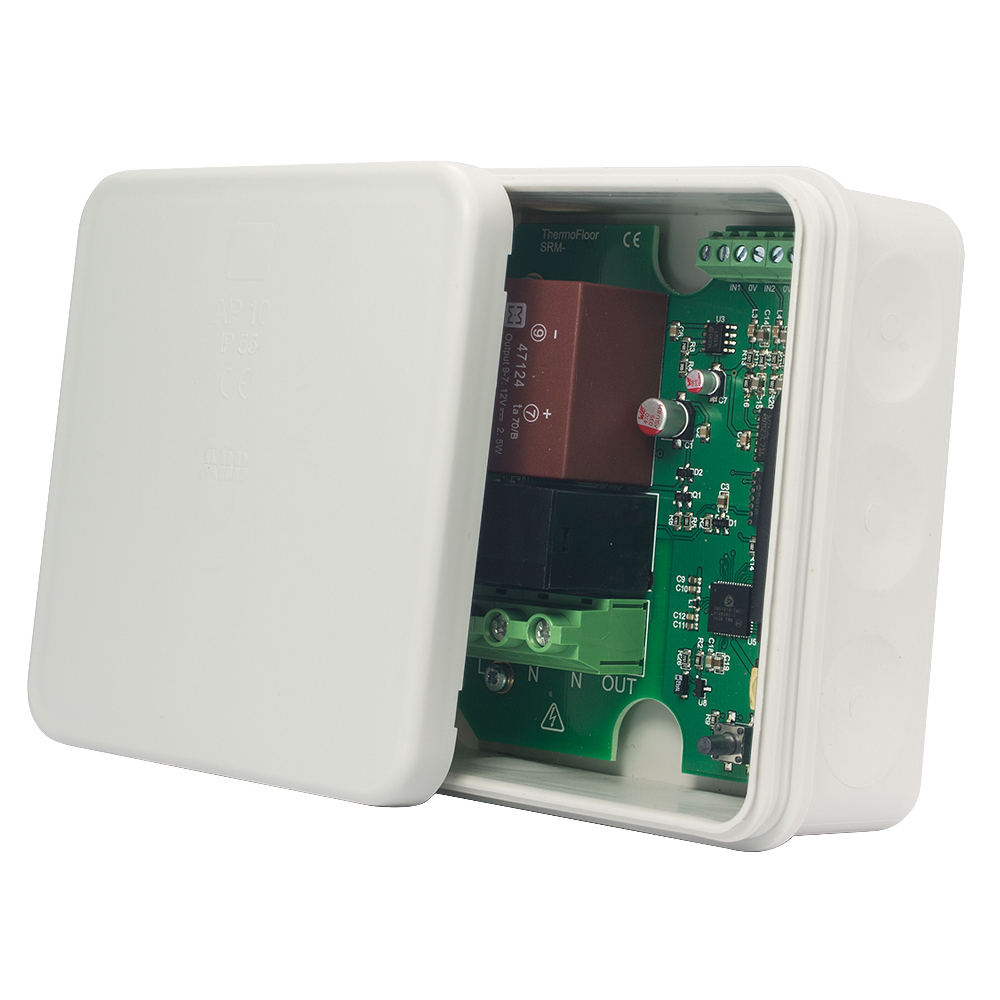 Heatit ZRelay ZWaverele 25 A Fjernstrømbryter for innebygd