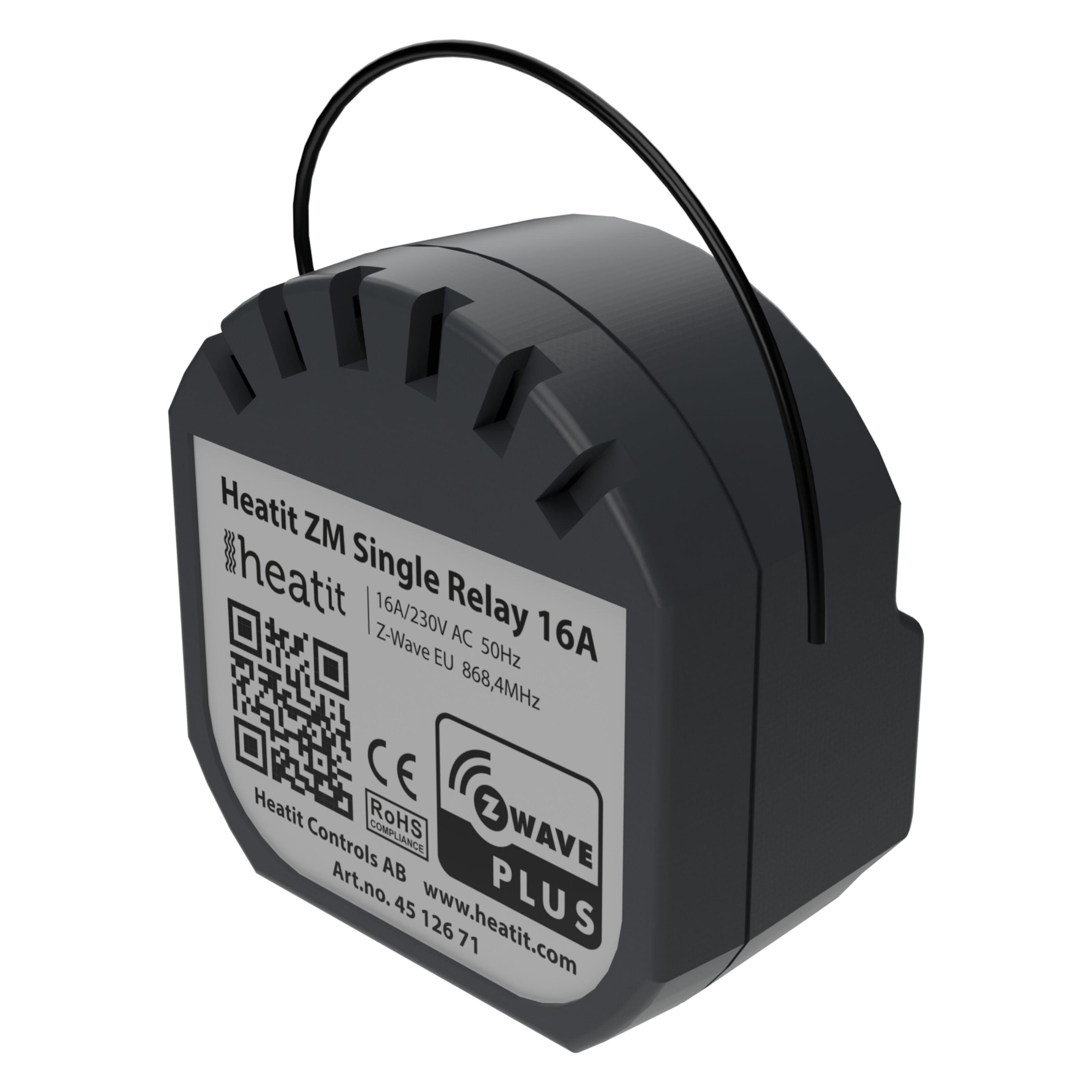 Heatit ZM Inf lld Z Wave fj rrstr mbrytare Single 16 A heatit-zm-inf-lld-z-wave-fj-rrstr-mbrytare-single-16-a