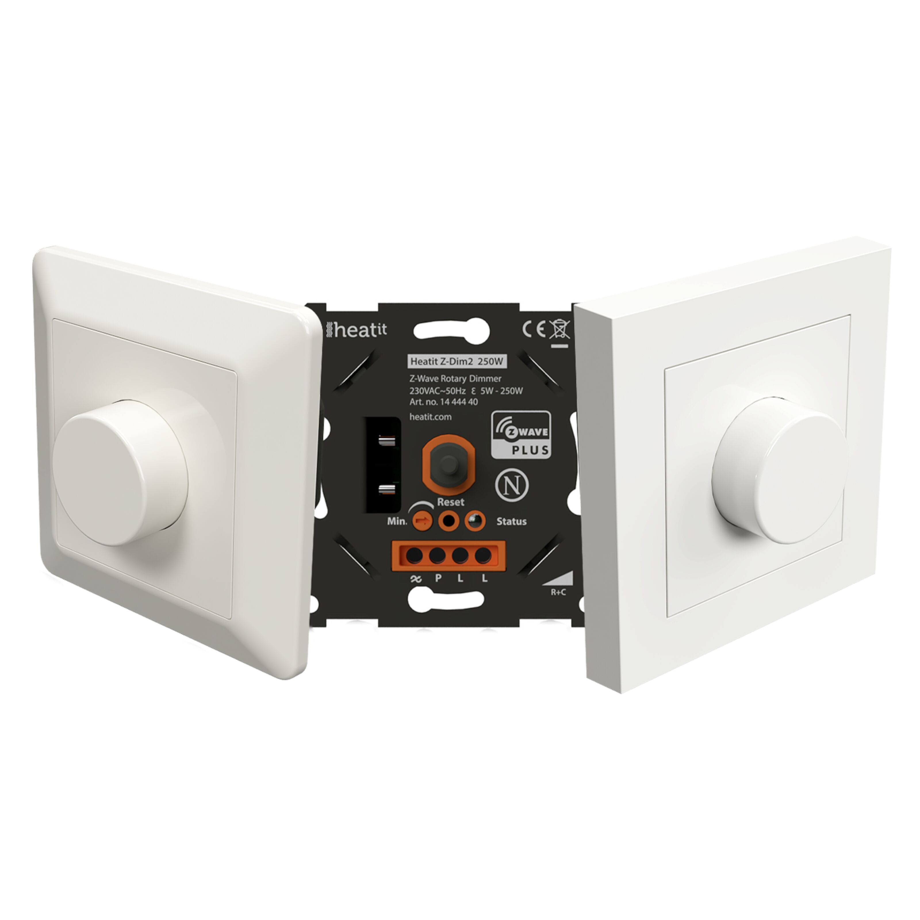 Heatit ZDim 2 ZWave multidimmer 250 W Smarte energimåler