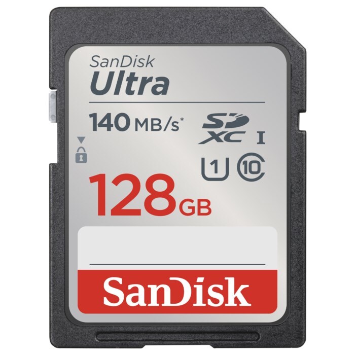 Sandisk Ultra SD-kort 128 GB