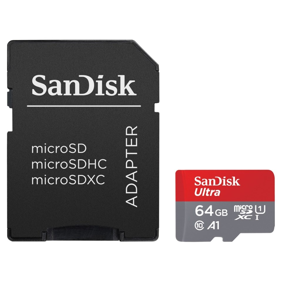 Sandisk Ultra Micro-SD-kort 64 GB SDXC