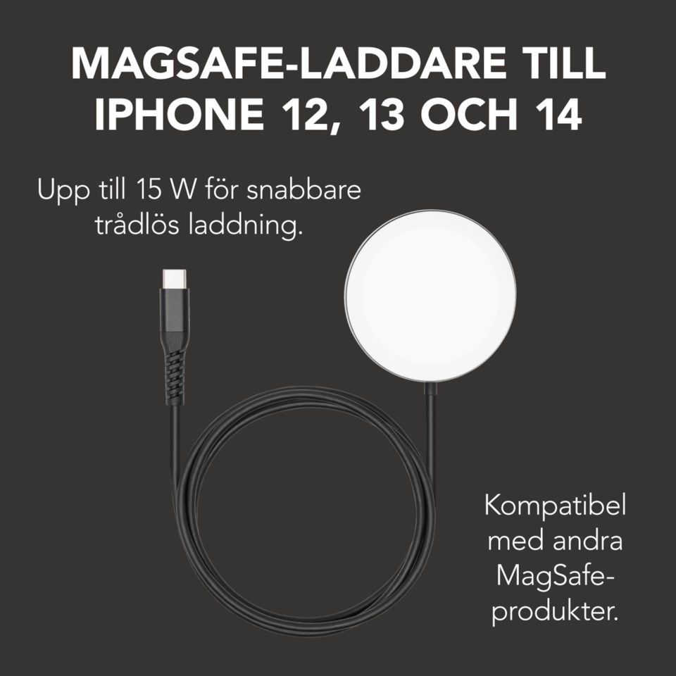 Linocell Premium MagSafe-laddare 15 W