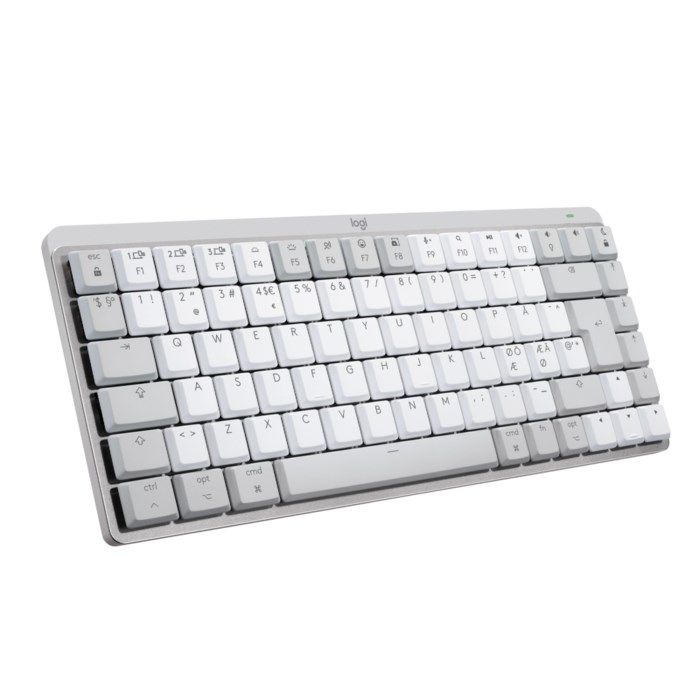 Logitech MX Mechanical Mini för Mac Trådlöst tangentbord Pale Gray