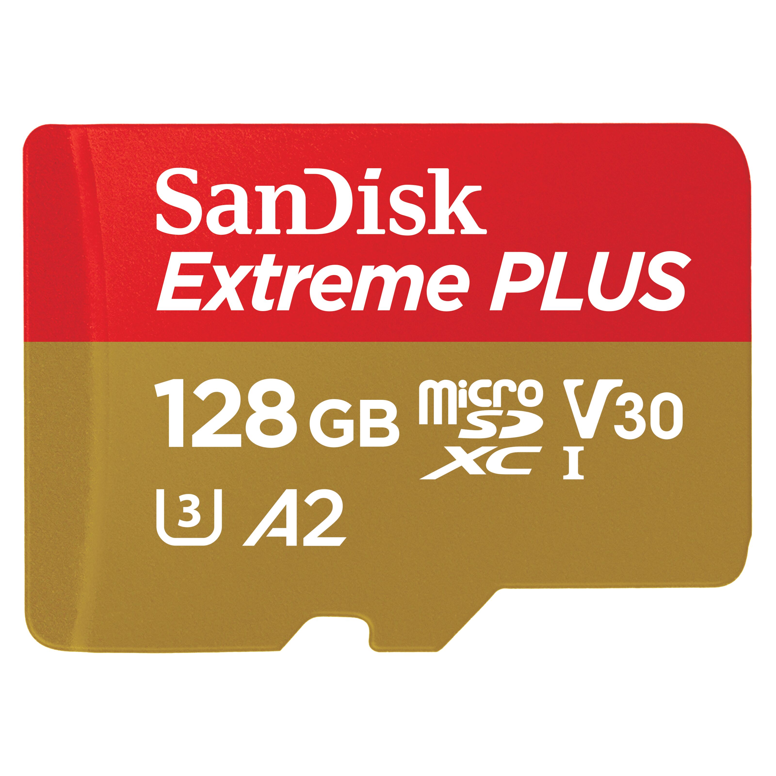 Sandisk Extreme Plus Micro-SD-kort 128 GB