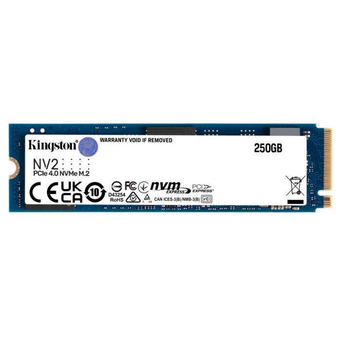 Kingston NV2 M.2 NVMe SSD-disk 250 GB