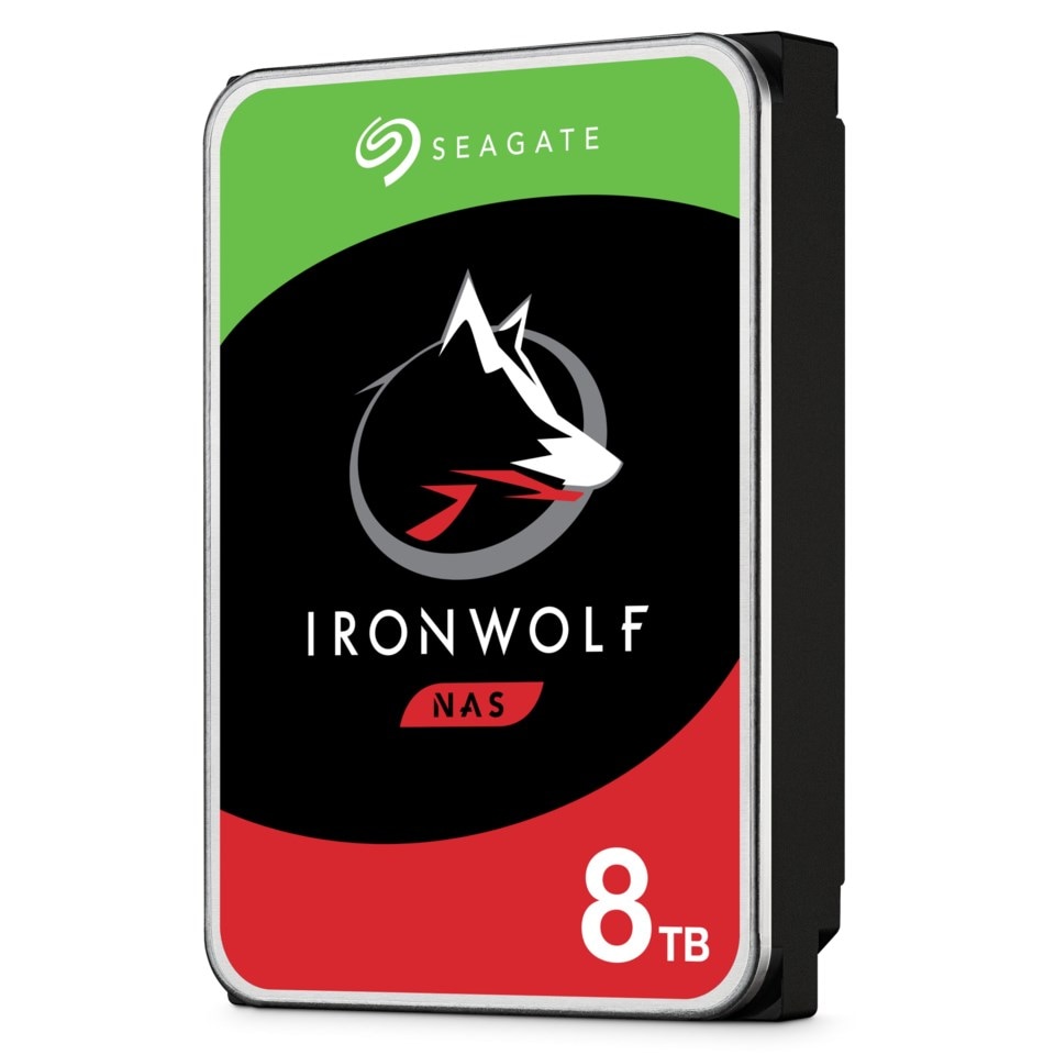 Seagate Ironwolf Intern hårddisk 3,5” 8 TB