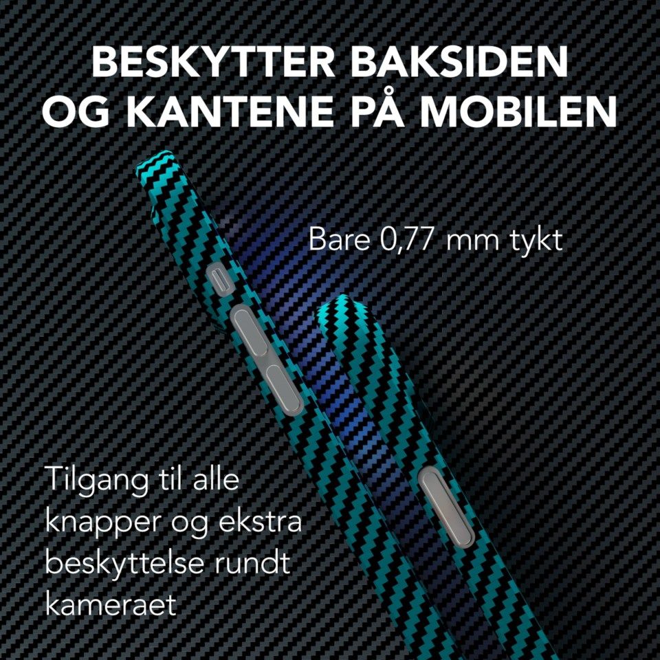 Linocell Premium Kevlar Robust deksel for iPhone 13 Blå