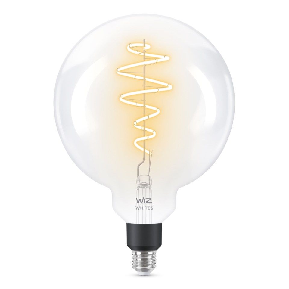WiZ Clear Filament G200 Smart LED-lampa E27 470 lm