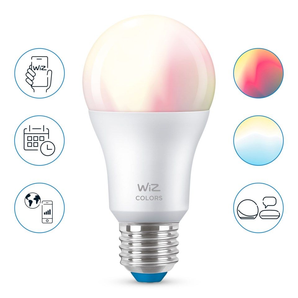 WiZ Color A60 Smart LED-lampa E27 806 lm