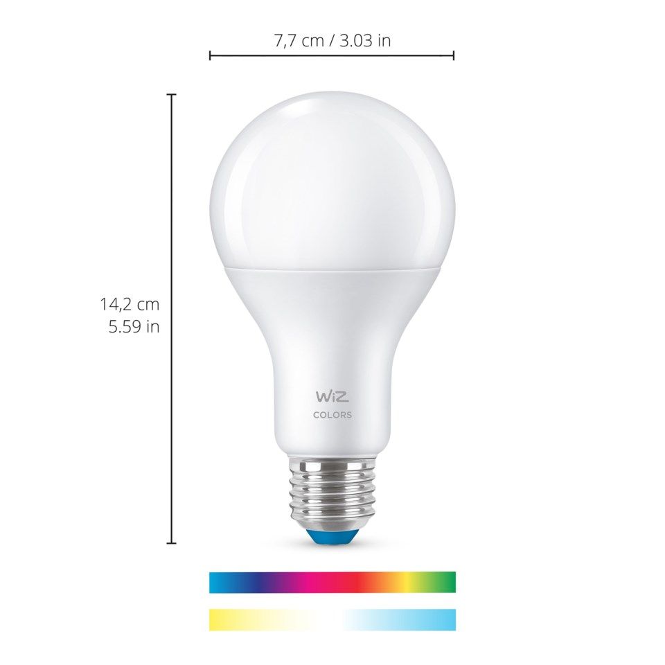 WiZ Color A67 Smart LED-lampa E27 1521 lm