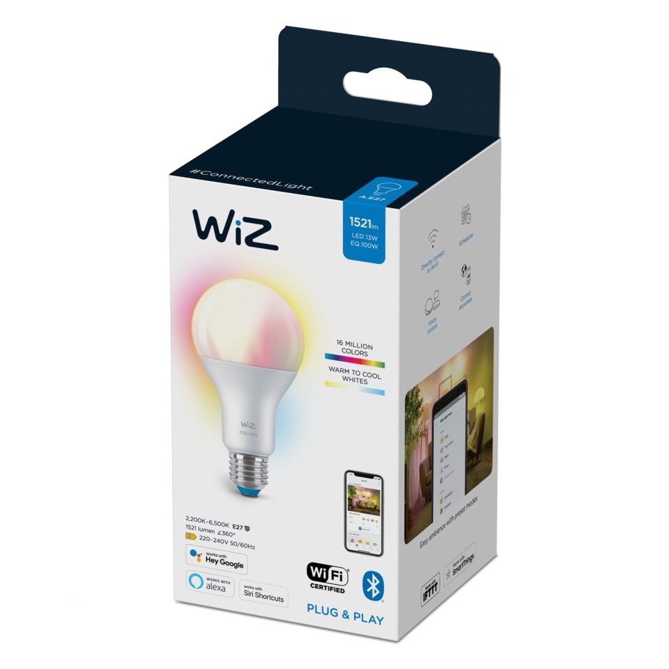 WiZ Color A67 Smart LED-lampa E27 1521 lm