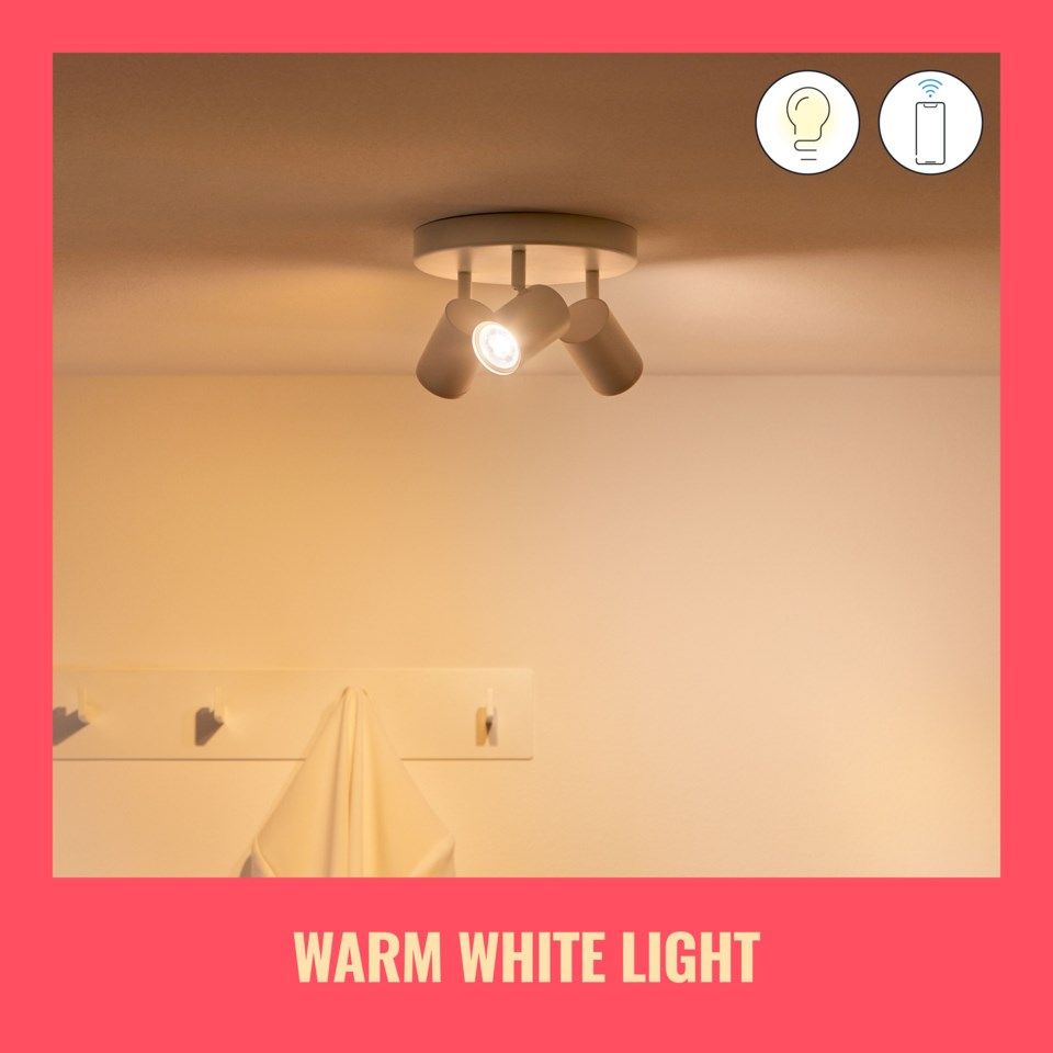 WiZ Color Smart LED-lampa GU10 345 lm