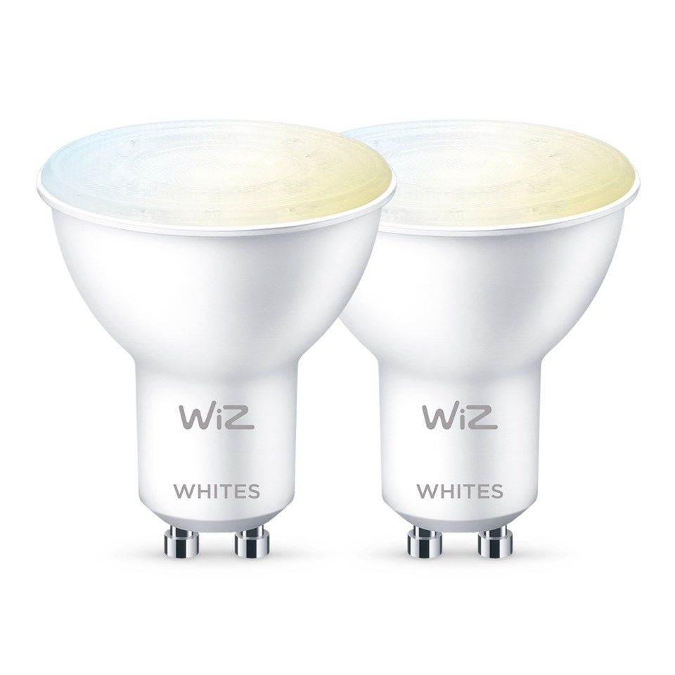 WiZ GU10 Smart LED-lampa 345 lm 2-pack