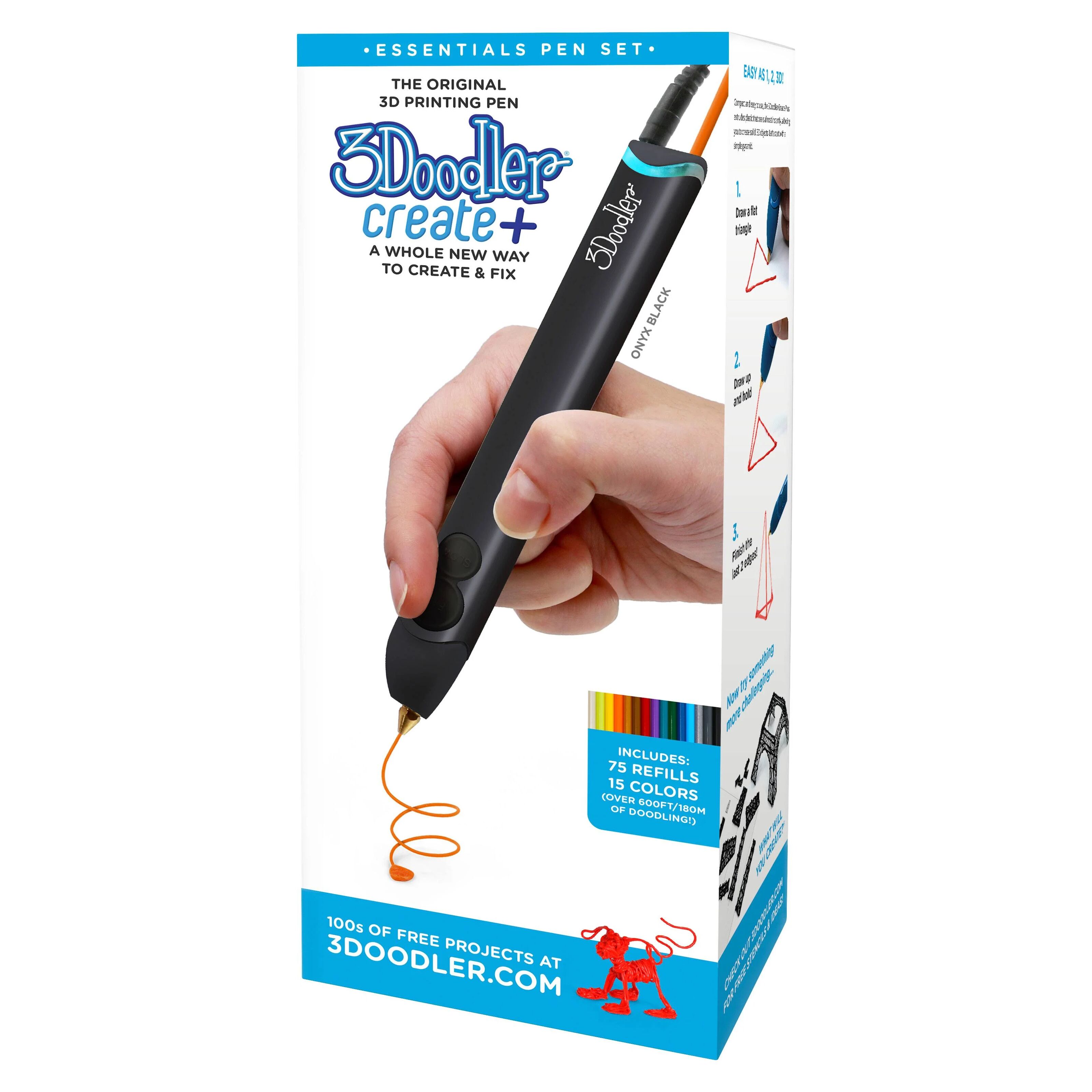3Dooodler Create+ 3D-penna startpaket - 3D-penna | Kjell & Company