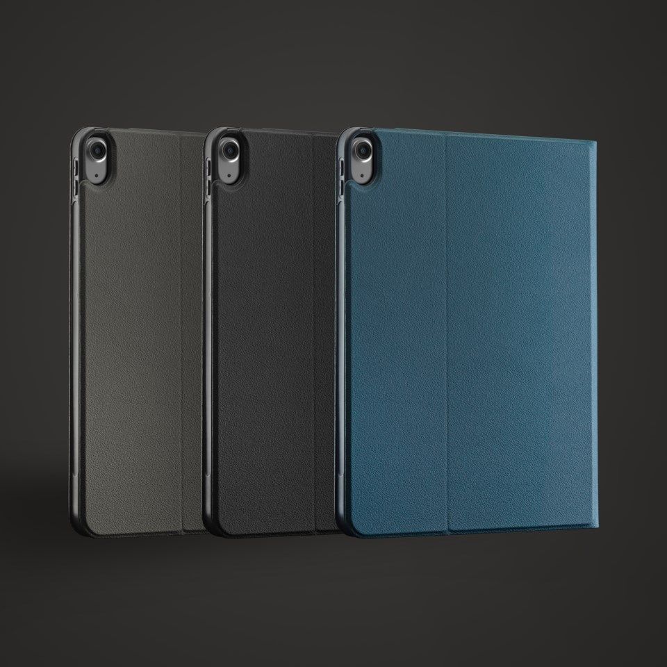 Linocell Premium Trifold Cover för iPad Air 10,9” Svart