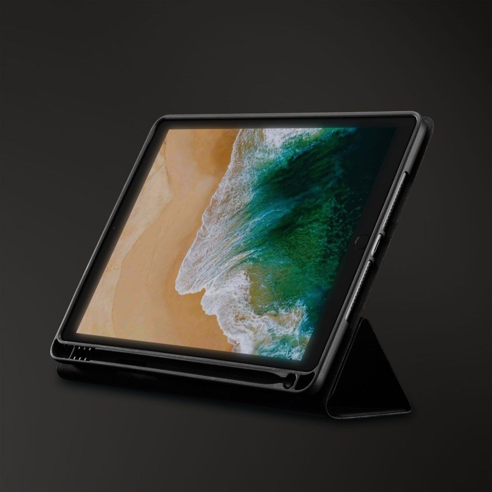 Linocell Premium Trifold Cover för iPad 10,2” och Pro 10,5” Svart