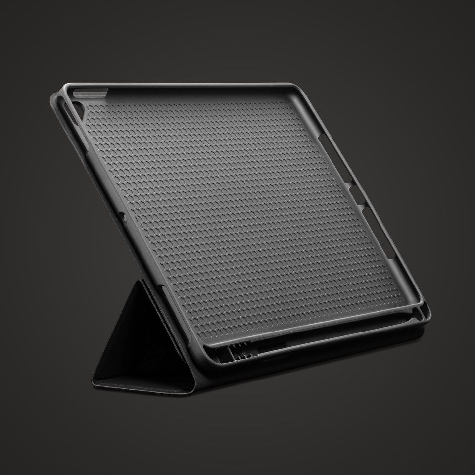 Linocell Premium Trifold Cover for iPad 10,2" og Pro 10,5" Svart