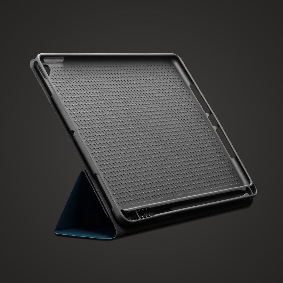 Linocell Premium Trifold Cover för iPad 10,2” och Pro 10,5” Blå