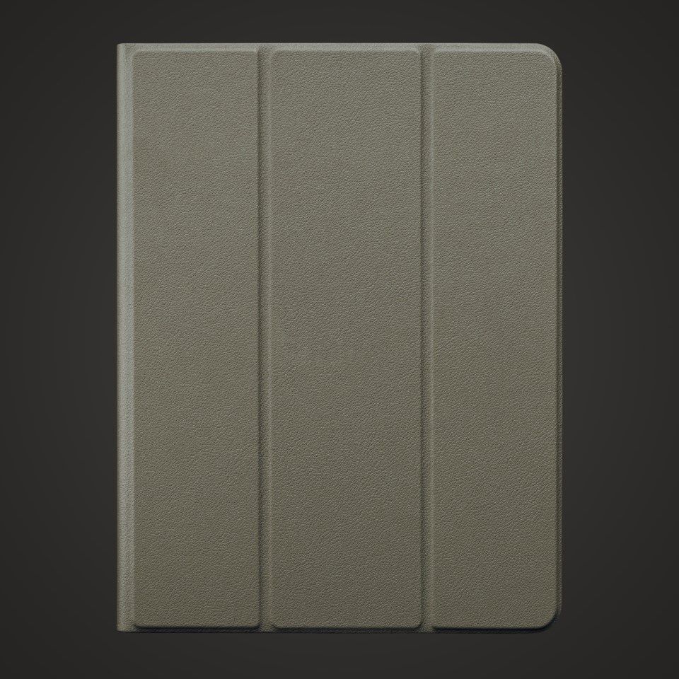 Linocell Premium Trifold Cover för iPad 10,2” och Pro 10,5” Olivgrön