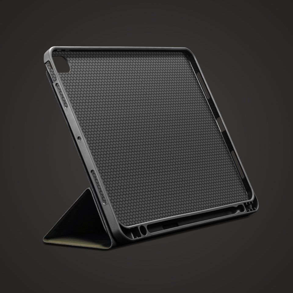 Linocell Premium Trifold Cover for iPad Air 10,9" Olivengrønn