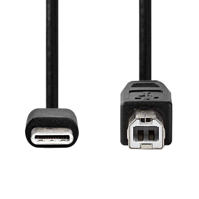 Nedis USB-C-kabel till USB-B 2.0 2 m