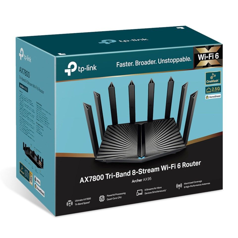 TP-link Archer AX95 Wifi 6-router AX7800