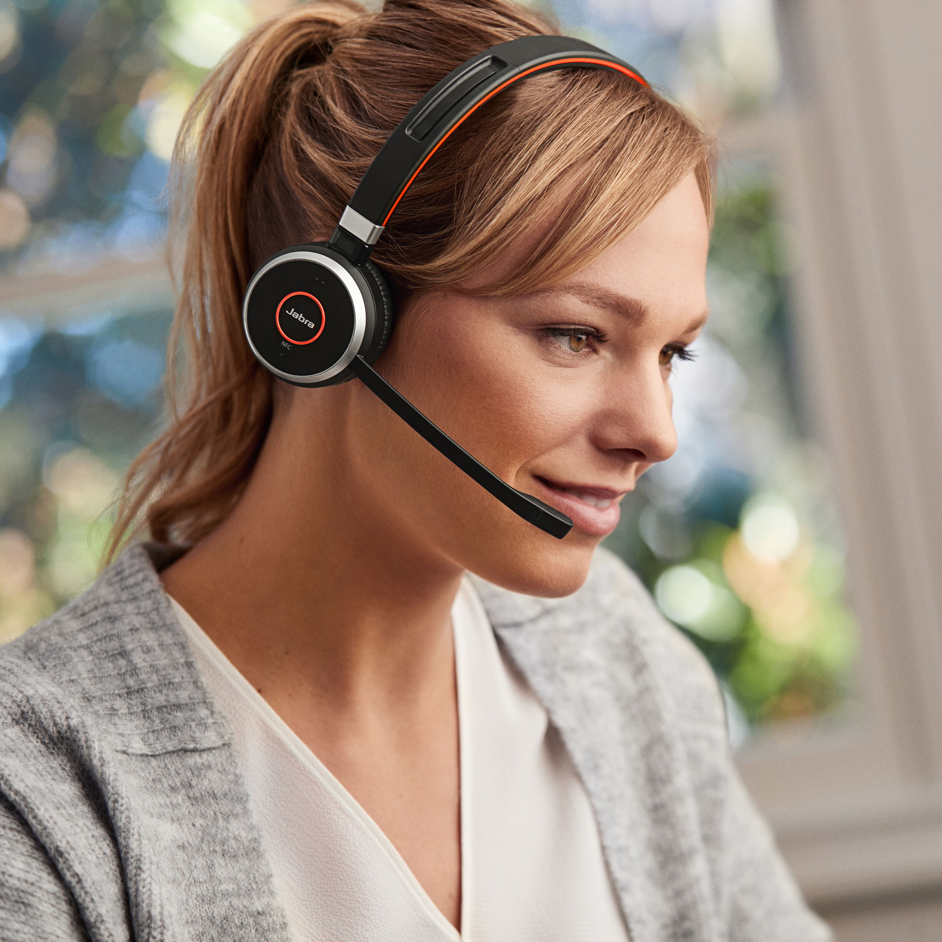 Jabra Evolve 65 SE UC Trådlöst Datorheadset Bluetoothheadset