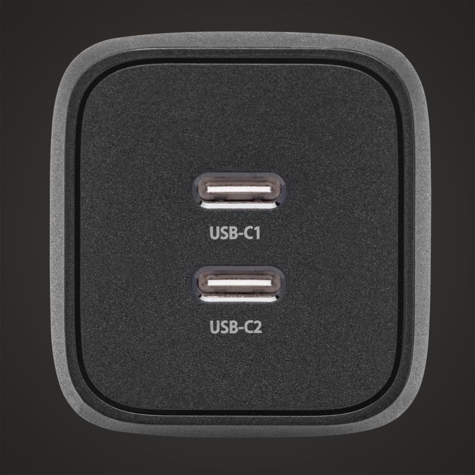 Linocell Premium GaN USB-C laddare med PD 45 W Svart