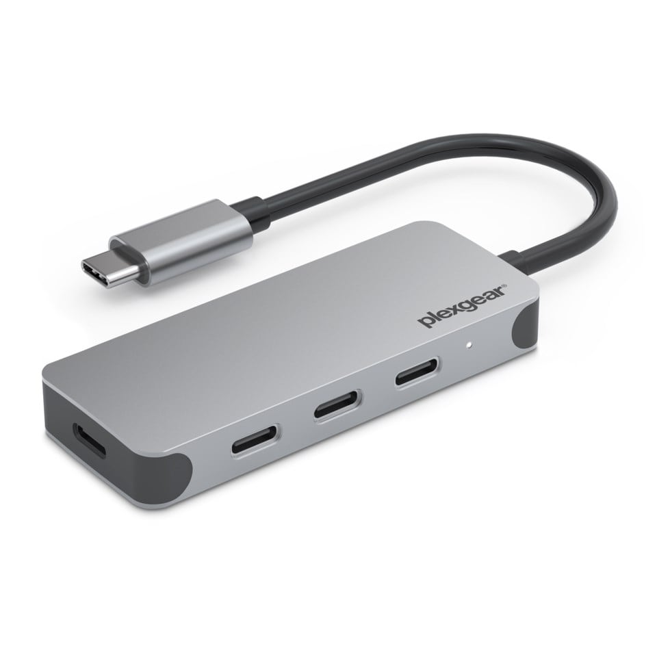 Plexgear USB-C-hub 4-veis