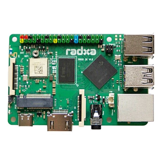 OKdo Radxa Rock 3C Enkortsdator med 1 GB RAM