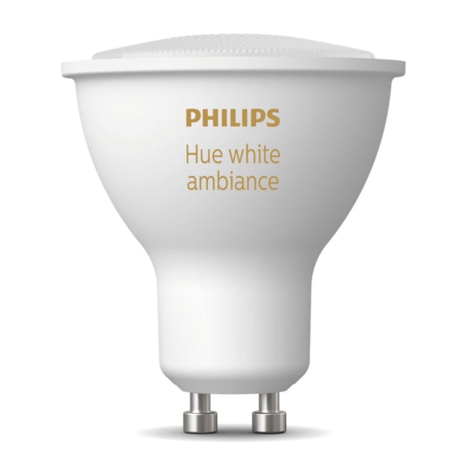Philips Hue Ambiance Smart LED-pære GU10 350 lm 1-pk.