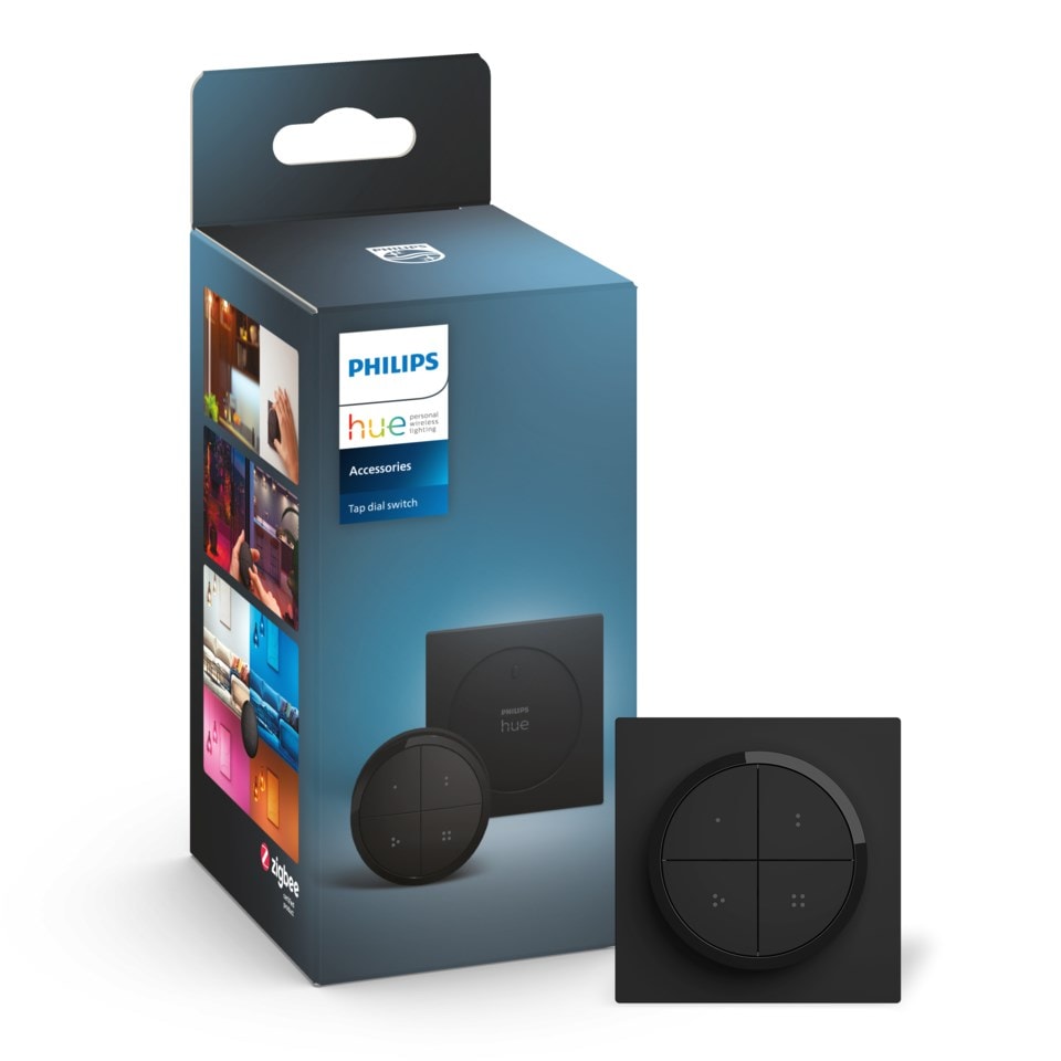 Philips Hue Tap Dial Switch Fjernkontroll Svart