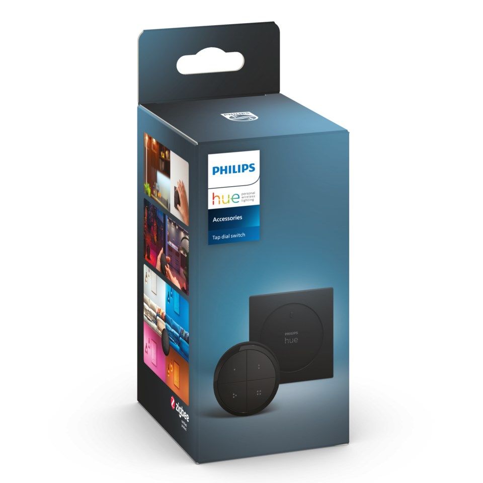 Philips Hue Tap Dial Switch Fjernkontroll Svart