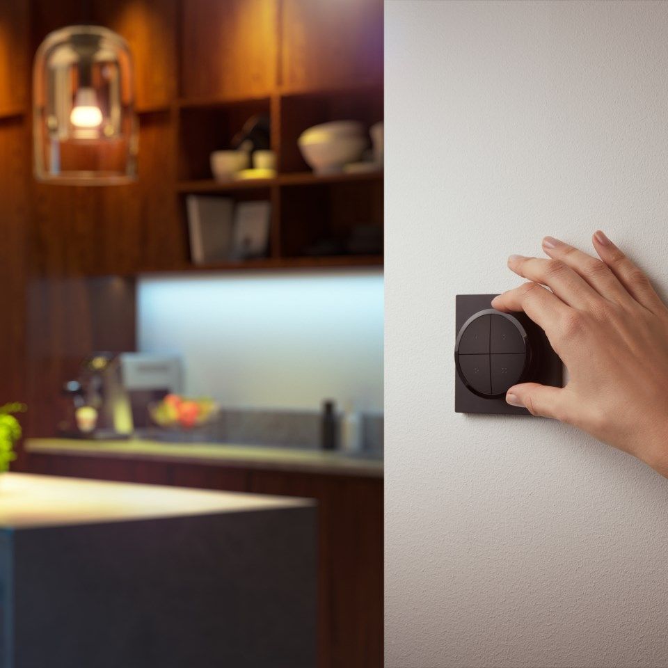Philips Hue Tap Dial Switch Fjernkontroll Svart