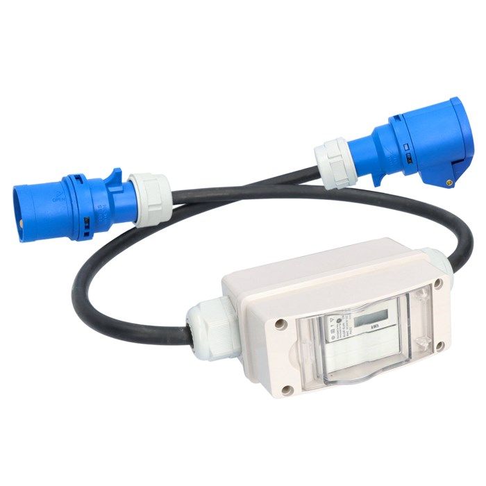 Digital elmätare på kabel CEE