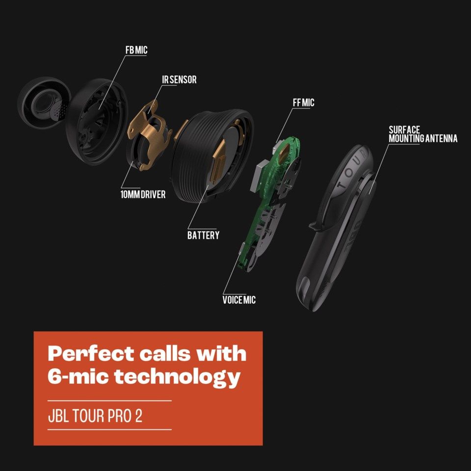JBL Tour Pro 2 Trådløse hodetelefoner