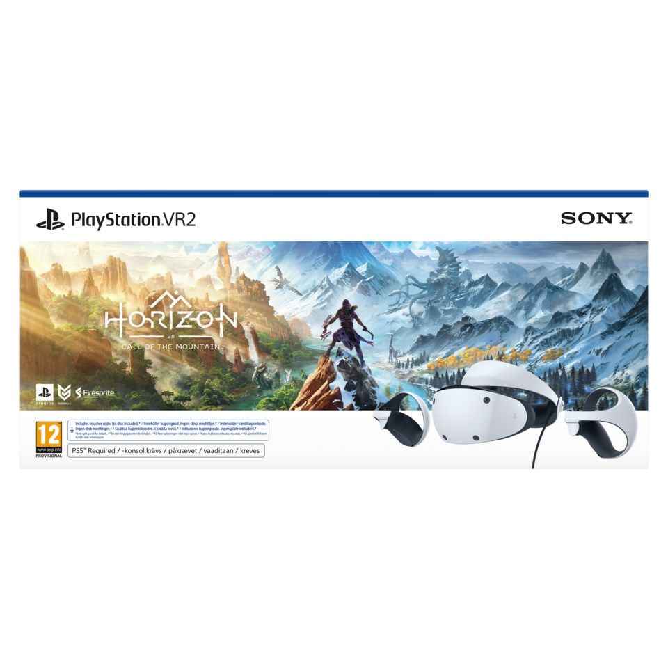 Sony PlayStation VR2-headset Horizon Call of the Mountain-pakke