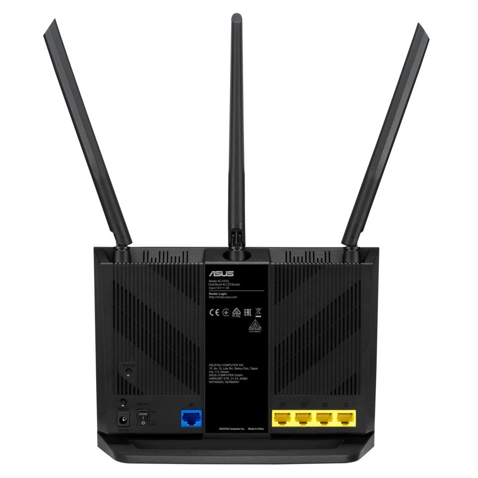 Asus AX56 4G-router med modem AX1800