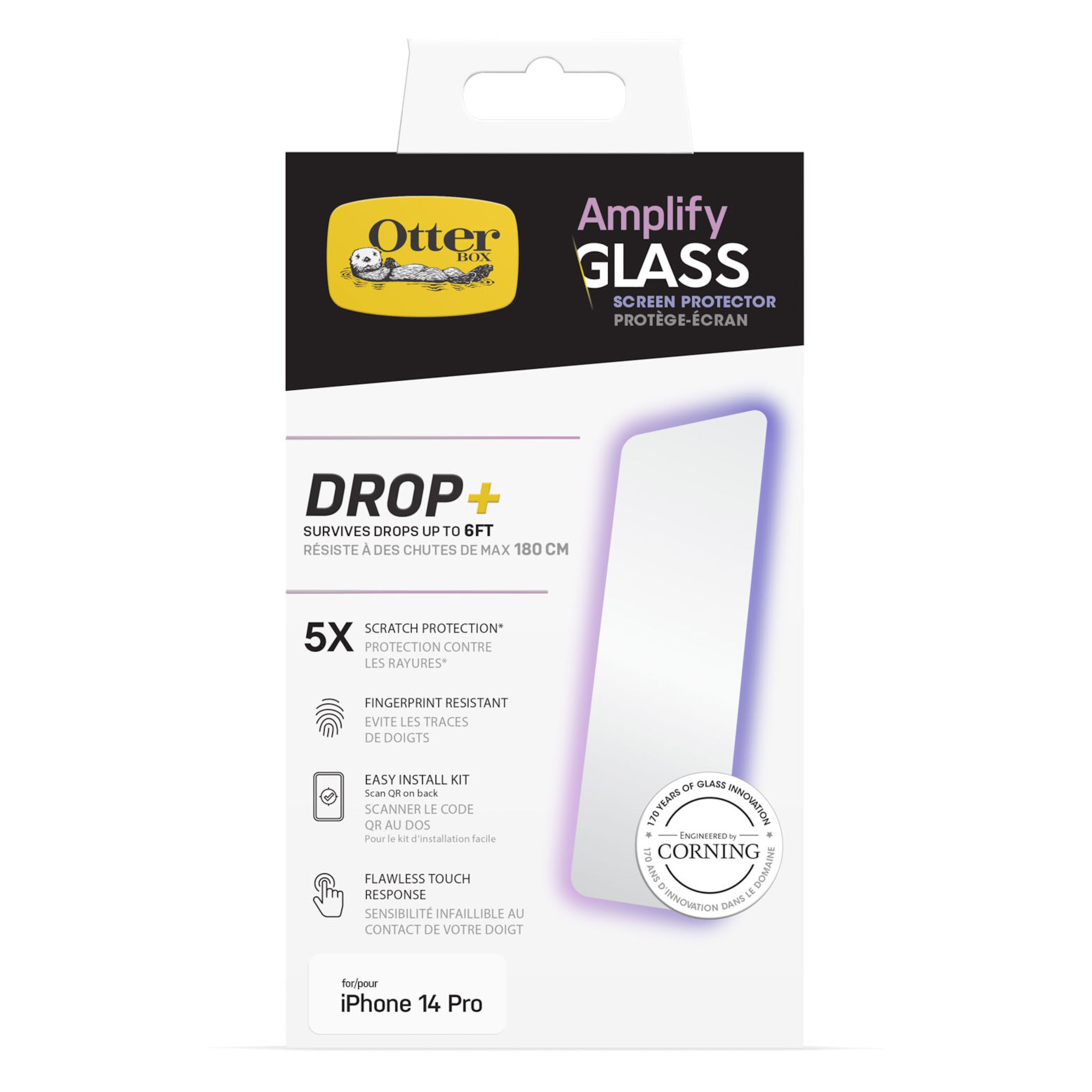 OtterBox Glass Amplify iPhone 14 Pro Max