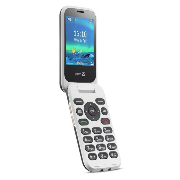 Doro 6881 Mobiltelefon med dubbla skärmar