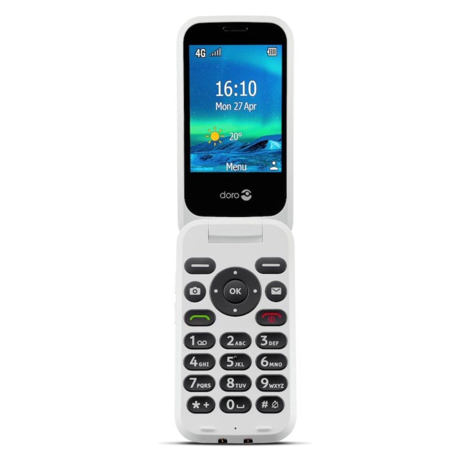 Doro 6881 Mobiltelefon med dubbla skärmar