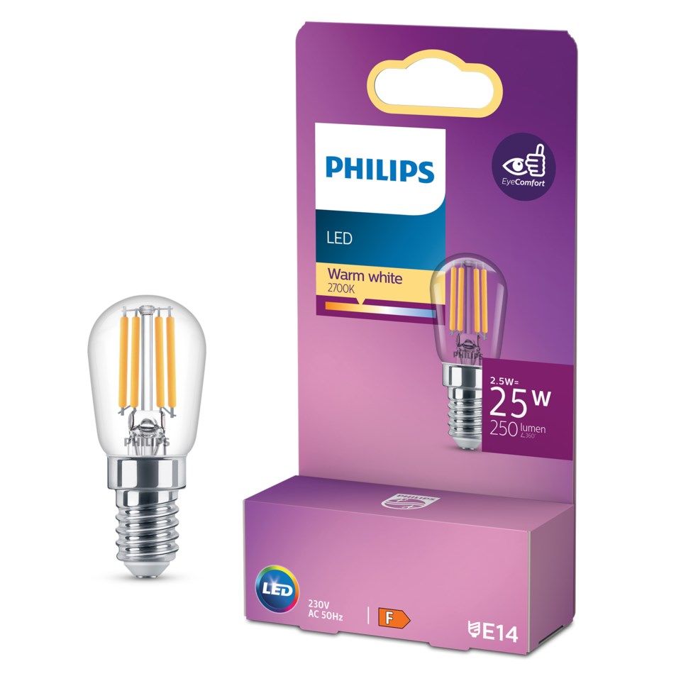 Philips LED-lampa E14 250 lm