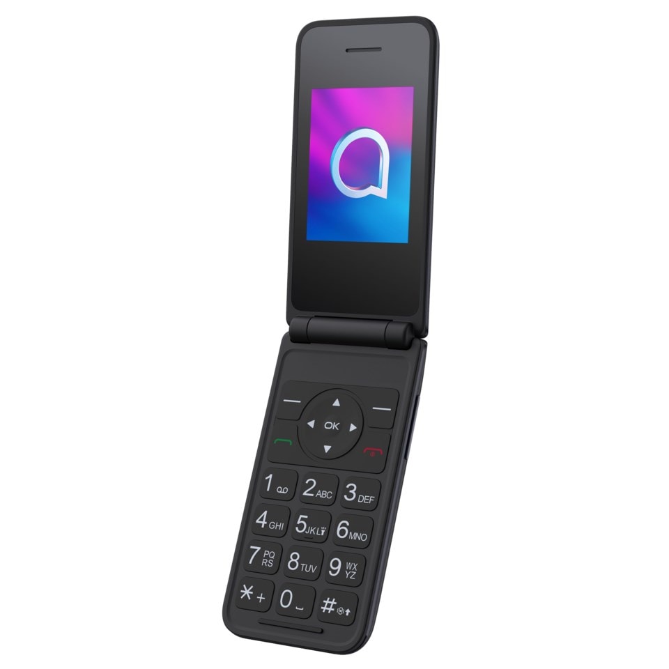 Alcatel 3082 Flip Mobiltelefon med 4G