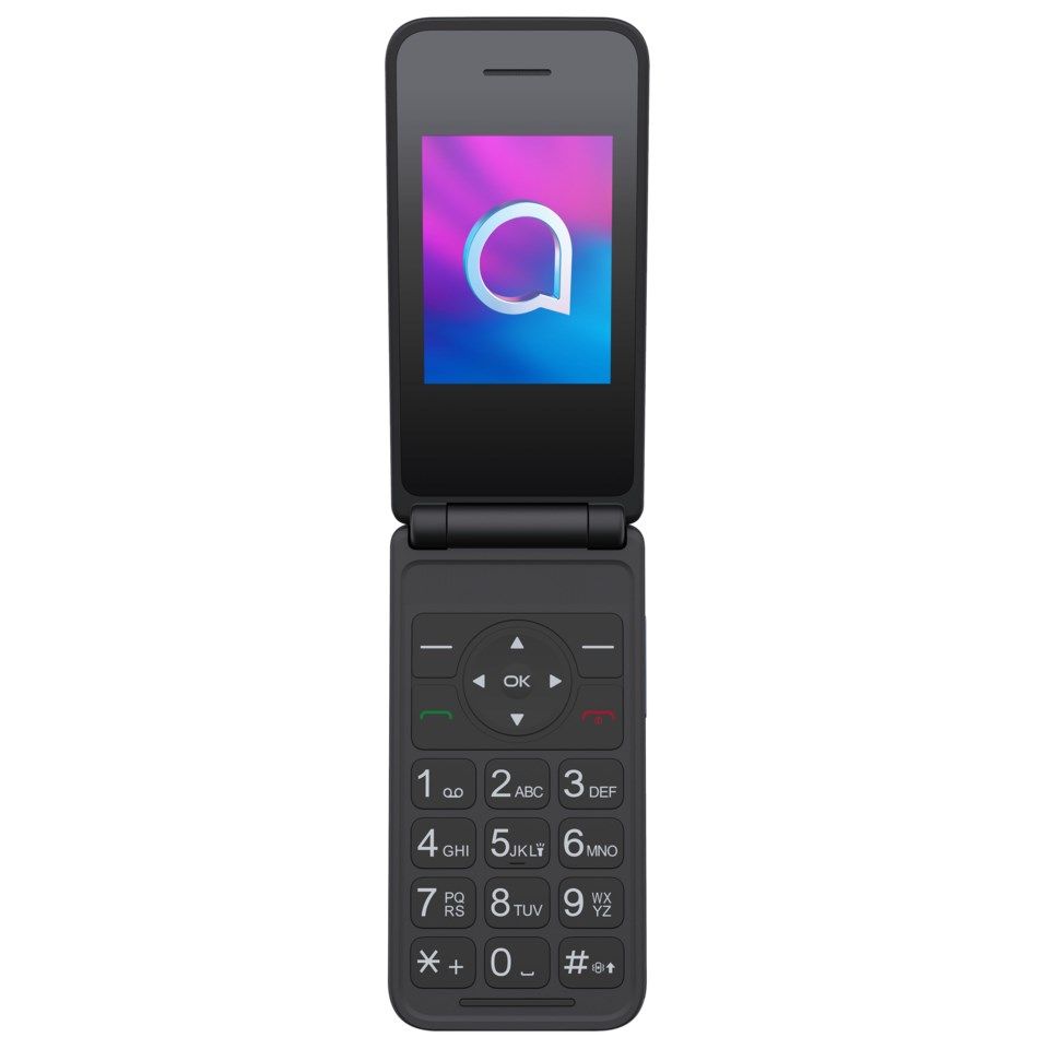 Alcatel 3082 Flip Mobiltelefon med 4G