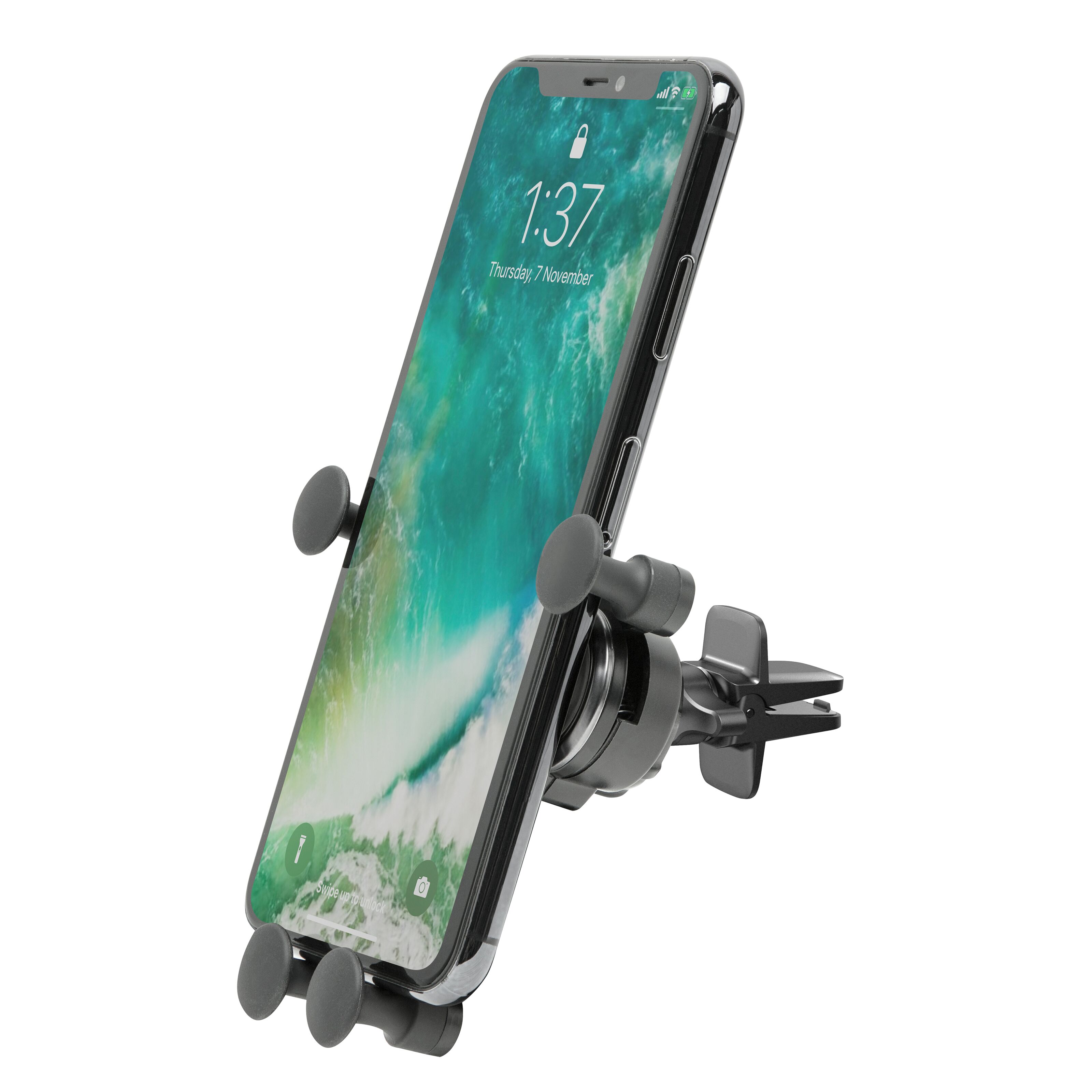 Linocell Mobilhållare med snabbfäste för fläktgaller