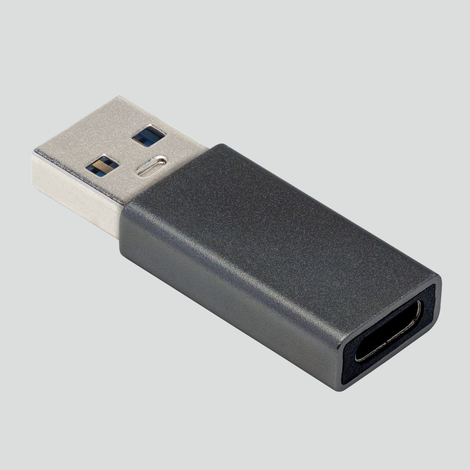 Plexgear Adapter USB-A til USB-C