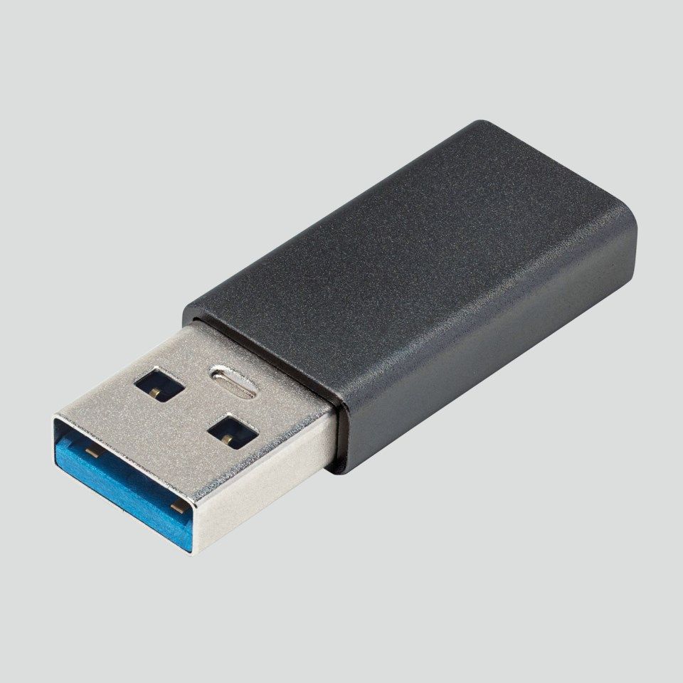 Plexgear Adapter USB-A till USB-C