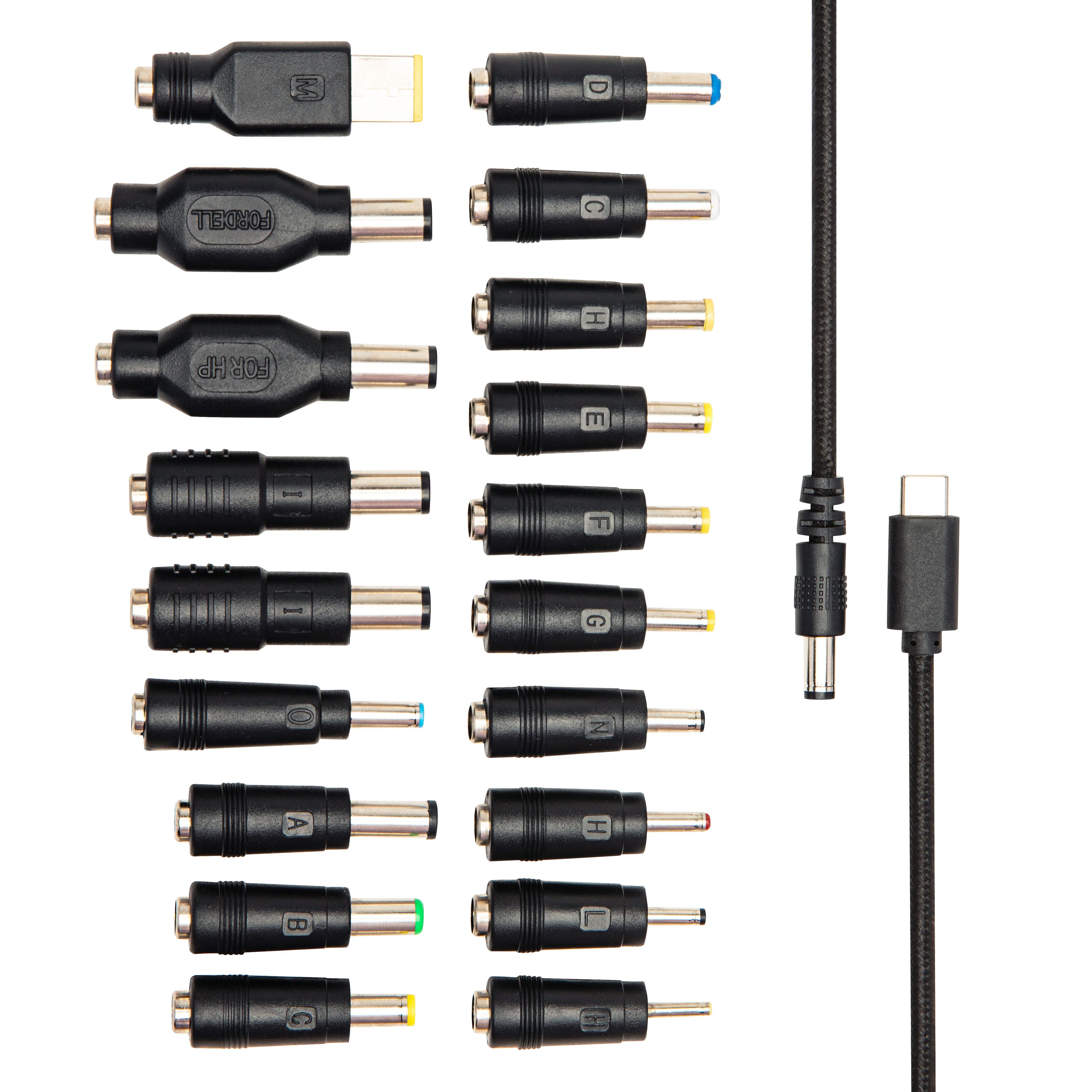 Plexgear Universal USBC till DCkabel 100 W USBC till DCadapter